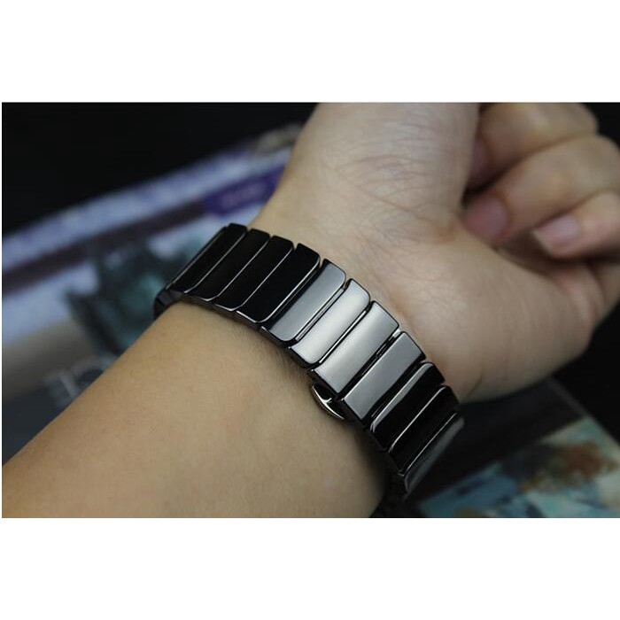 สายนาฬิกาข้อมือเซรามิค สําหรับ Garmin Venu Sq 2 /venu2 plus forerunner 245 245M 645 645M Vivoactive 3 Music element