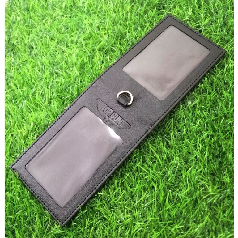 2 ด้าน ID Card Holder TOPGUN TOP GUN Maverick PU Leather Magnetic lock 4 ช่อง