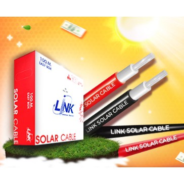 สายไฟโซล่าเซลล์ PV-F1 LINK 1x4.0 sq.mm CB-1040 สายคุณภาพสูง รับประกัน 30 ปี ( 1 ขด /100เมตร )