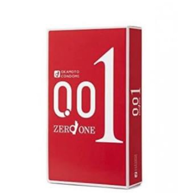 ถุงยาง รุ่น 001 okamoto zero one