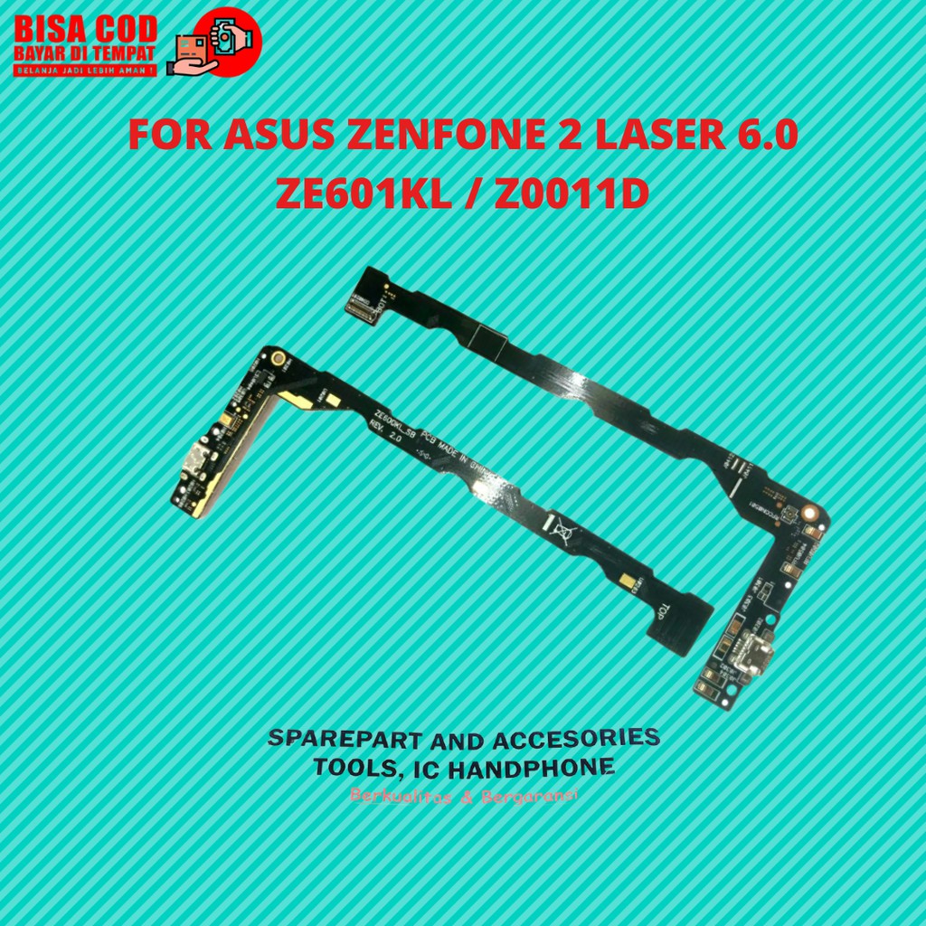 ASUS ZENFONE 2 LASER 6.0 ZE601KL Z0011D บอร์ด PCB ที่ชาร์จดั้งเดิม