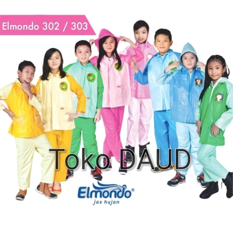 ชุดเสื้อกันฝนเด็ก เอลโมโด นูโอโว 302 เสื้อกางเกง