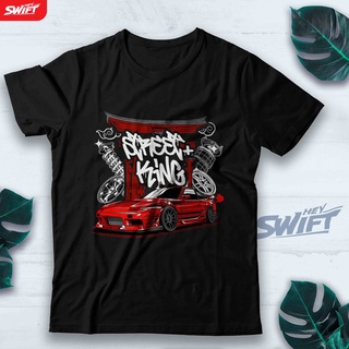 [COD]เสื้อยืด พิมพ์ลาย Nissan 180SX STREET KING DISTROS-5XL