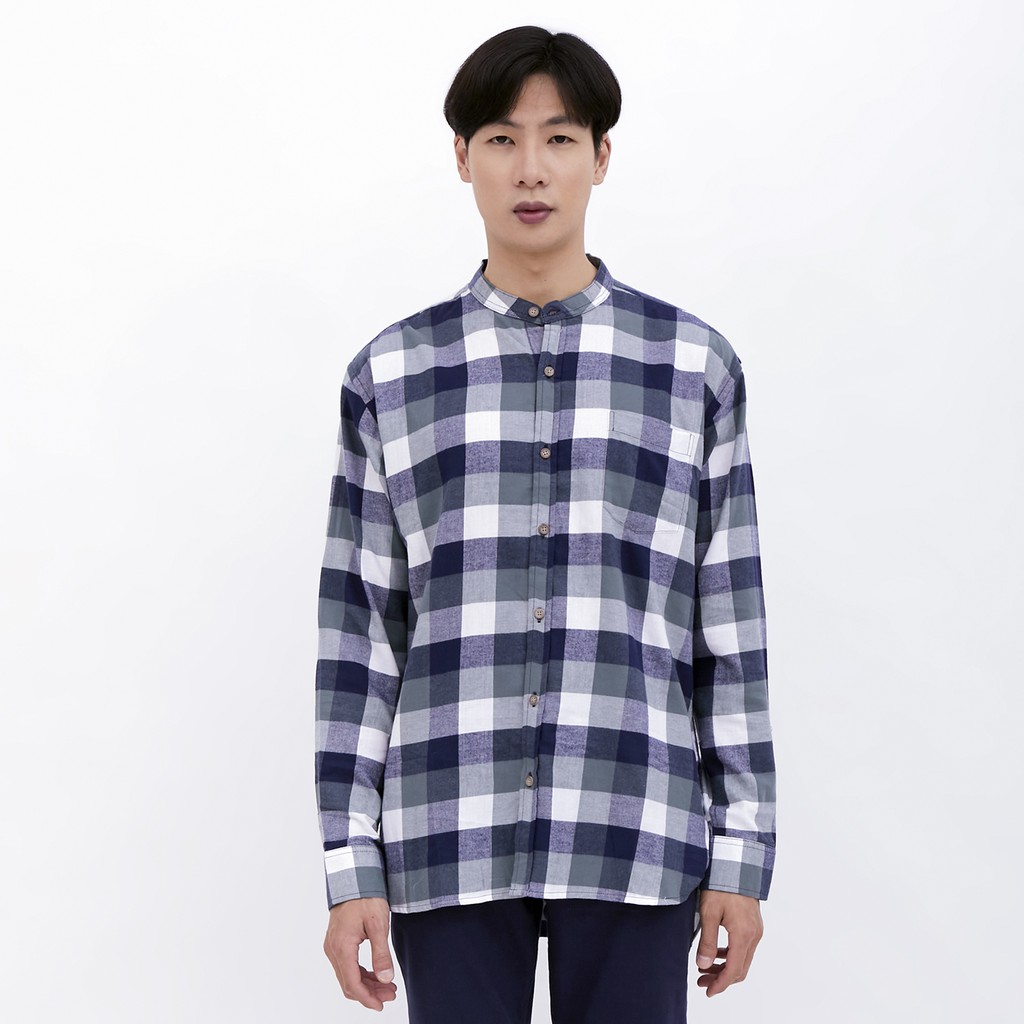 HIJAU KEMEJA M231 ผ้าสักหลาดผู้ชาย Shanghai เสื้อเชิ้ตแขนยาวขนาดใหญ่สีเขียว 1894B