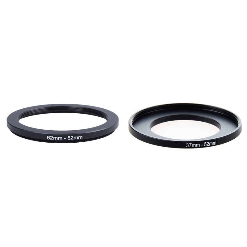 กล้องกรองCamera Lens Filter Step Up Ring 37Mm To 52Mm Adapter Black