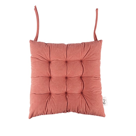 GlobalHouse COZY เบาะรองนั่งสี่เหลี่ยม ขนาด 40×40×5ซม. รุ่น CX14 สีชมพู สินค้าของแท้คุณภาพดี