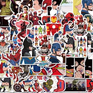 ❉ Funny Kuso Marvel &amp; DC Superhero Series 01 สติ๊กเกอร์ ❉ 50Pcs/Set Super Hero Waterproof DIY Fashion Decals Doodle สติ๊กเกอร์