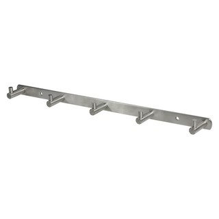 ชั้นวางของ แขวนของ ห้องน้ำขอแขวนผ้า MOYA LJ-2501 สเตนเลสTOWEL RACK WITH 5-HOOK MOYA LJ-2501 STAINLESS