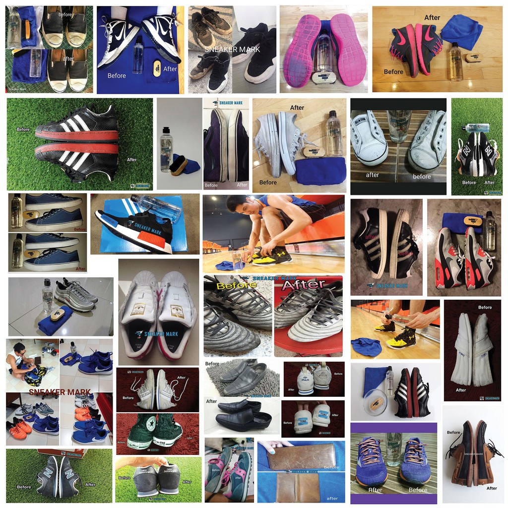 น้ำยาทำความสะอาดรองเท้าSneaker น้ำยาซักแห้ง พร้อมของแถมสุดพรีเมี่ยม
