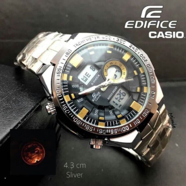 นาฬิกาข้อมือ Edifice By CASIO
- สายเหล็กเงิน