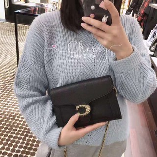 แท้💯%🔥 coach original F79438 ladies shoulder bag head layer cowhide new fashion messenger handbag