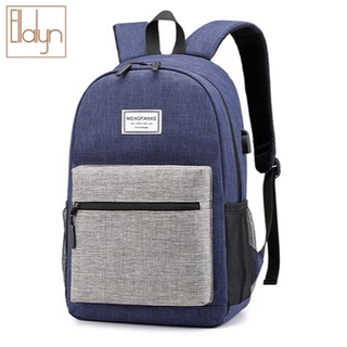 Ellalyn-กระเป๋าสะพายหลัง กระเป๋าเป้ กระเป๋าผู้ชาย Backpack รุ่น QX-B001 มีช่องใส่โน๊ตบุ๊ค