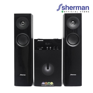 Sherman ชุดลำโพงแอ็คทีฟบลุทูธ รุ่น SB-66B3B สีดำ