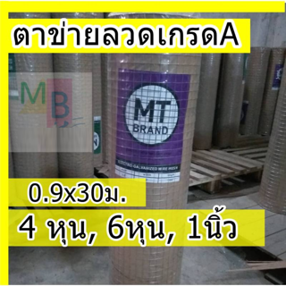 ตาข่ายลวด 4หุน 6หุน 1นิ้ว ลวดตาข่าย ตาข่าย ตาข่ายลวดล้อมไก่ ตาข่ายลวดสี่เหลี่ยม ลวด ตะแกรง ลวดกันนก