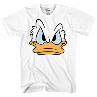 เสื้อยืดอินเทรนด์ผู้ชายอินเทรนด์ผู้หญิงเสื้อยืดพิมพ์ลาย donald duck disney world แฟชั่นผู้ชายS-3XL