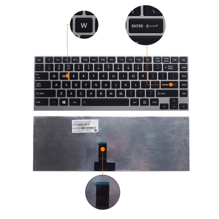 Toshiba R700 U800 U840 U800W U920T U920T U900 U835 U845 keyboard คีย์บอร์ด โตชิบ้า