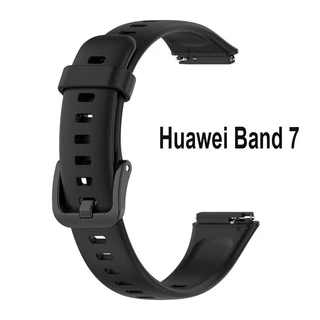 สร้อยข้อมือเปลี่ยนสายรัดซิลิโคนสําหรับ Huawei Band 6 7 8 9 10 11 Pro / Honor Band 7 6