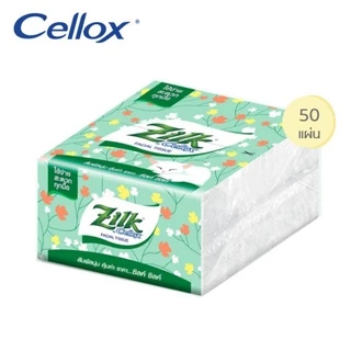 กระดาษทิชชู่ Zilk ซิลค์ ป๊อปอัพ บาย เซลล็อกซ์ หนา 2 ชั้น 50 แผ่น/ห่อ 🧻