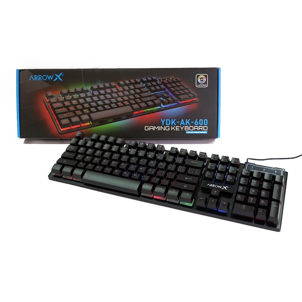 KEYBOAR DGAMING ยี่ห้อ ArrowX YDK-AK-600