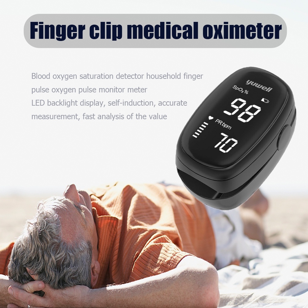 🔥ของแท้+พร้อมส่ง🔥เครื่องวัดออกซิเจนปลายนิ้ว Fingertip Pulse Oximeter วัดชีพจร วัดออกซิเจนปลายนิ้ว pulse oxymeter
