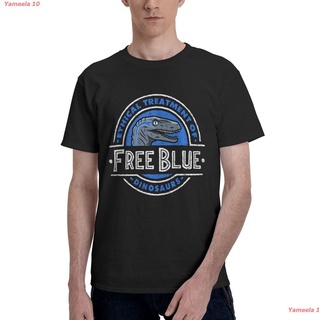 Yameela 10 ไดโนเสาร์ Juric World จูราสสิค เวิ์ เสื้อ FREE BLUE Tshirt Men เสื้อยืดชาย เสื้อยืดผ้านิ่ม เสื้อยืด cottสามาร