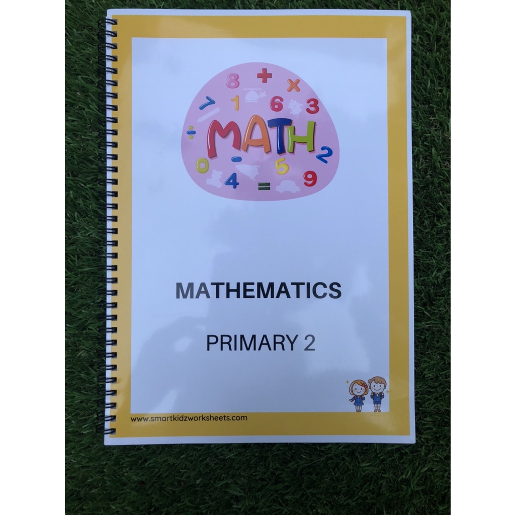 ใบงาน Mathematics ป.2 EP/MEP/MSEP | ครบ 2 เทอม พิมพ์สีทั้งเล่ม 119 หน้า แบบฝึกหัด+เฉลย