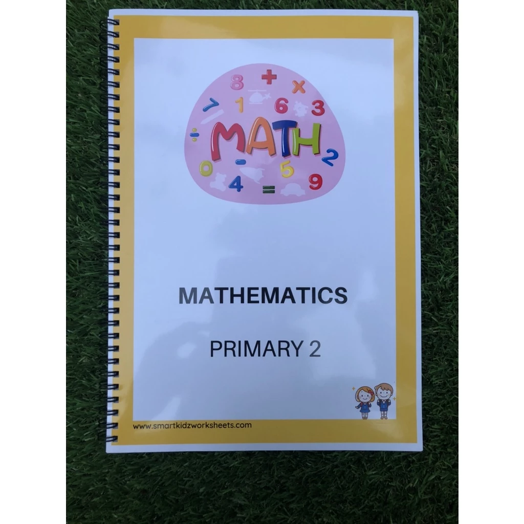 ใบงาน Mathematics ป.2 EP/MEP/MSEP | ครบ 2 เทอม พิมพ์สีทั้งเล่ม 119 หน้า แบบฝึกหัด+เฉลย