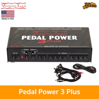 Voodoo Lab Pedal Power 3 Plus Power Supply จ่ายไฟ Pedalboard เอฟเฟค พร้อมสายพ่วง Made in USA