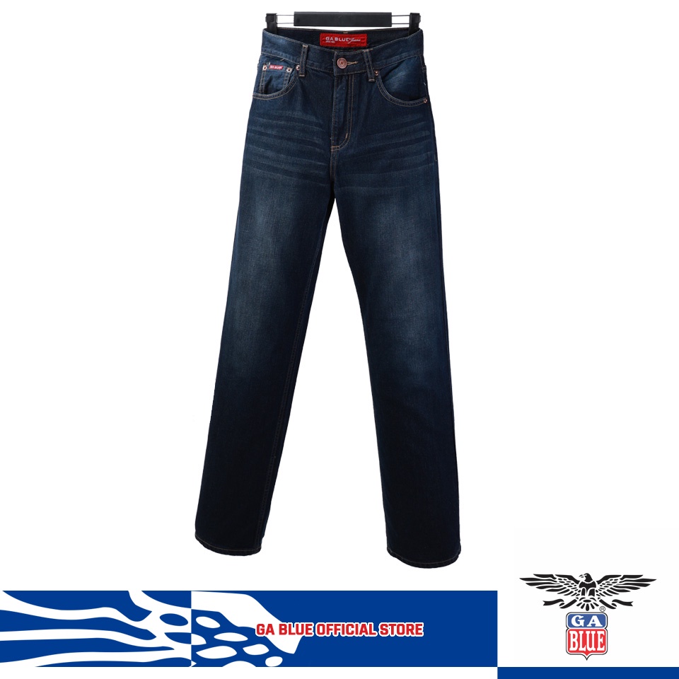 GA Blue 911 Mens Regular Rise Regular Fit Jeans - 1326