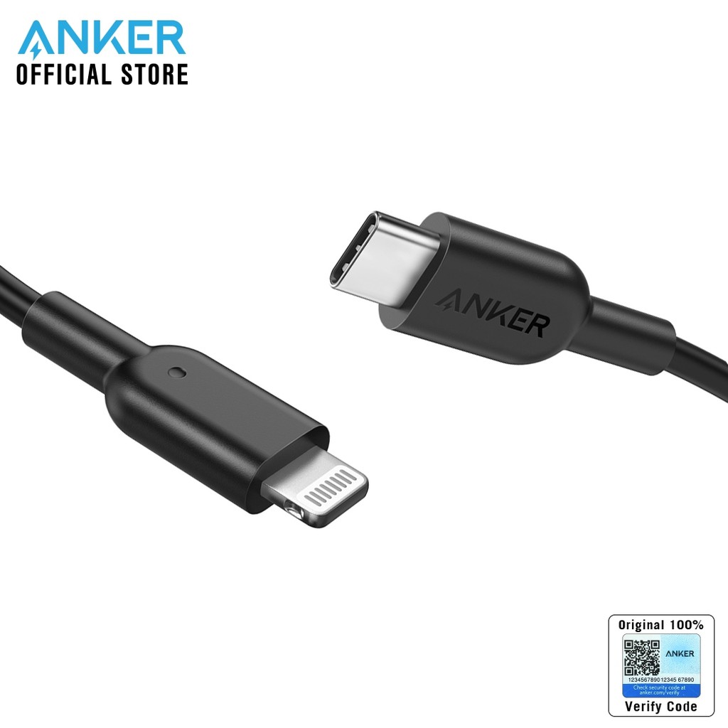 Anker PowerLine II USB-C to Lightning (90cm) สายชาร์จเร็ว iPhone iPad รองรับ PD วัสดุ TPE แข็งแรง เห