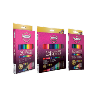 Master Art มาสเตอร์อาร์ต สีไม้ ดินสอสี ชนิดหัวเดียว 12-36 สี