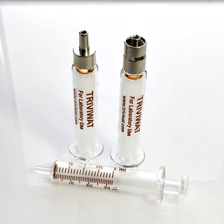 2 ml. Glass Syring For Laboratory Use หลอดฉีดยาแก้ว สำหรับห้องแล็ปโดยเฉพาะ