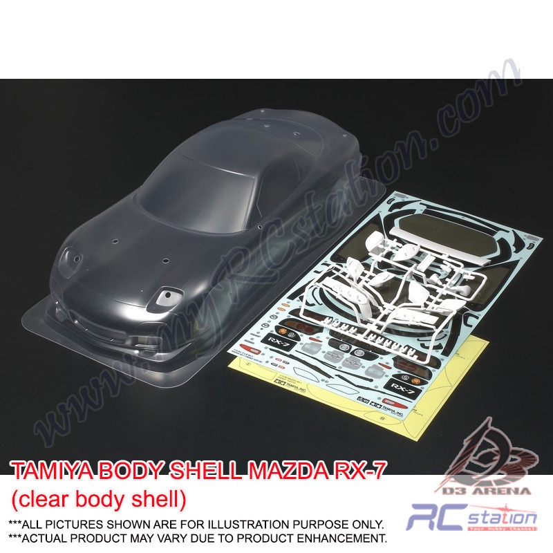 Tamiya Body Shell 51270 - Tamiya RC BODY SET MAZDA RX-7 [51270]