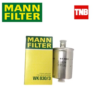 MANN FILTER BENZ  กรองเบนซิน  WK830/3 ( KL19 )  เบนซ์ เครื่อง M102 M103 M104 M111 รุ่น W123 W124 W201 W202 W126