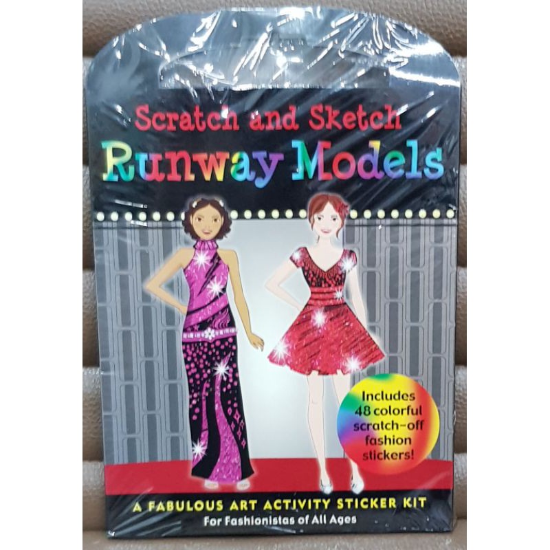 Scratch and sketch Runway models