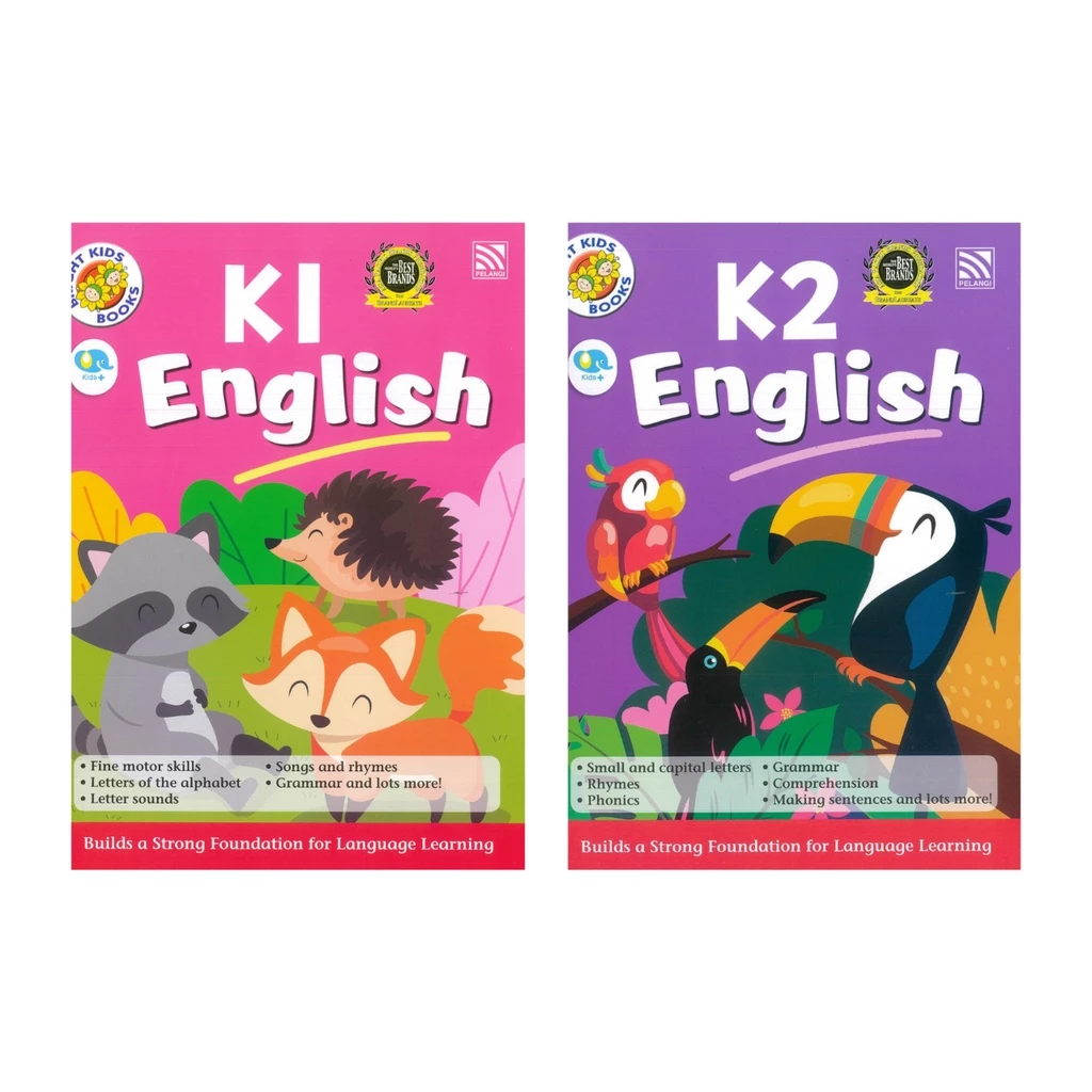 หนังสือแบบฝึกหัดอนุบาล Bright Kids > English แบบฝึกหัดเด็ก หนังสือเรียนอนุบาล