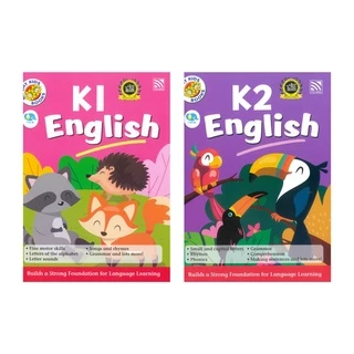 หนังสือแบบฝึกหัดอนุบาล Bright Kids > English แบบฝึกหัดเด็ก หนังสือเรียนอนุบาล