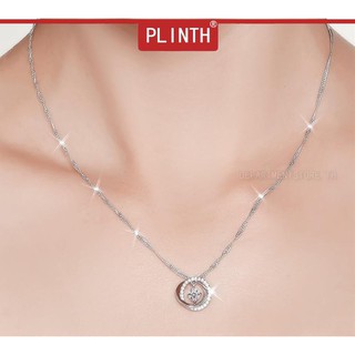 PLINTH เงินแท้ 925 สตั๊ดจี้กระดูกไหปลาร้าที่เรียบง่ายญี่ปุ่นและเกาหลีใต้ฮยอน983