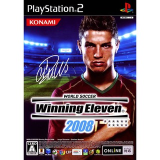 World Soccer Winning Eleven 2008 (English+Japan) PS2 แผ่นเกมส์ps2 วินนิ่ง2008 แผ่นเกมเพล2 เกมps2 winning2008 ps2