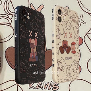 เคสไอโฟน เคส KAWS เปลือกซิลิโคน ลายแถบข้าง เคสไอโฟน11 เคสไอโฟน7พลัส เคส Apple11 ลายด้านข้าง เคสi13 โปร เคสไอโฟน12 เคสi8 + i6s plus หมีรุนแรง Straight Side เคสiPhone12Pro iPhone7 พลัส เคสi11 เคสi7+ เคสไอโฟน6Sพัส เคส i6plus เคสiX XS max เคส iXr Case