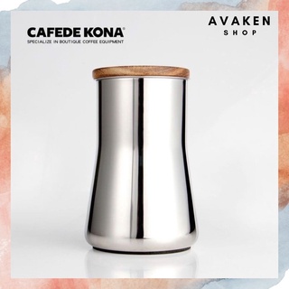 CAFEDE KONA Stainless Steel Sifter Sieving Device ถ้วยสเตนเลสเก็บผงกาแฟ กรองผงกาแฟที่ไม่เท่ากันออก