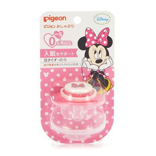 PIGEON จุกนมหลอกลายมินนี่เม้าส์ ไซส์ S สีชมพู เหมาะสำหรับเด็กแรกเกิด 0 – 5 เดือน