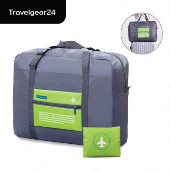 TravelGear24 กระเป๋าเดินทางแบบพับได้ (Green/สีเขียว)ล็อกกับกระเป๋าเดินทางได้ Tra