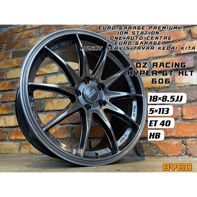 Oz RACING HYPER GT HLT 18INC ACCORD CIVIC FC FD FB INSPIRA LANCER W176 W205 C117 GOLF ESTIMA CAMRY