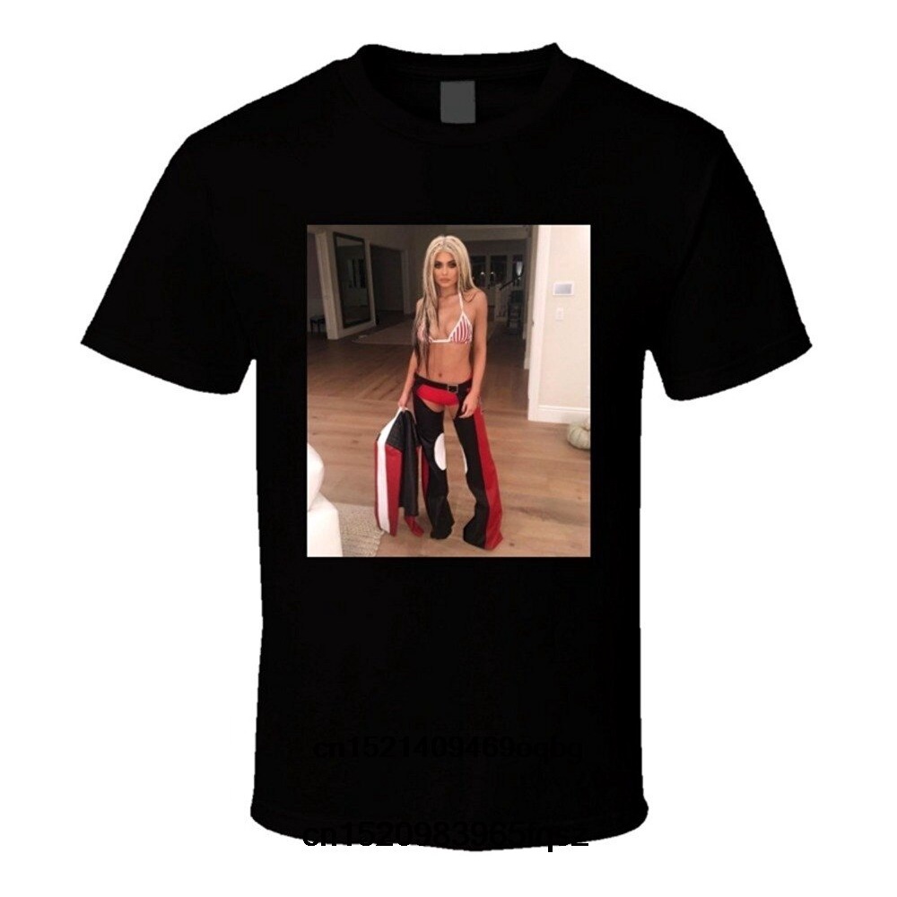 ราคาถูกเสื้อยืดผ้าฝ้ายพิมพ์ลาย ราคาต่ำสุด!!Man Tops Tees Kylie Jenner Halloween Costume Poster T Shi