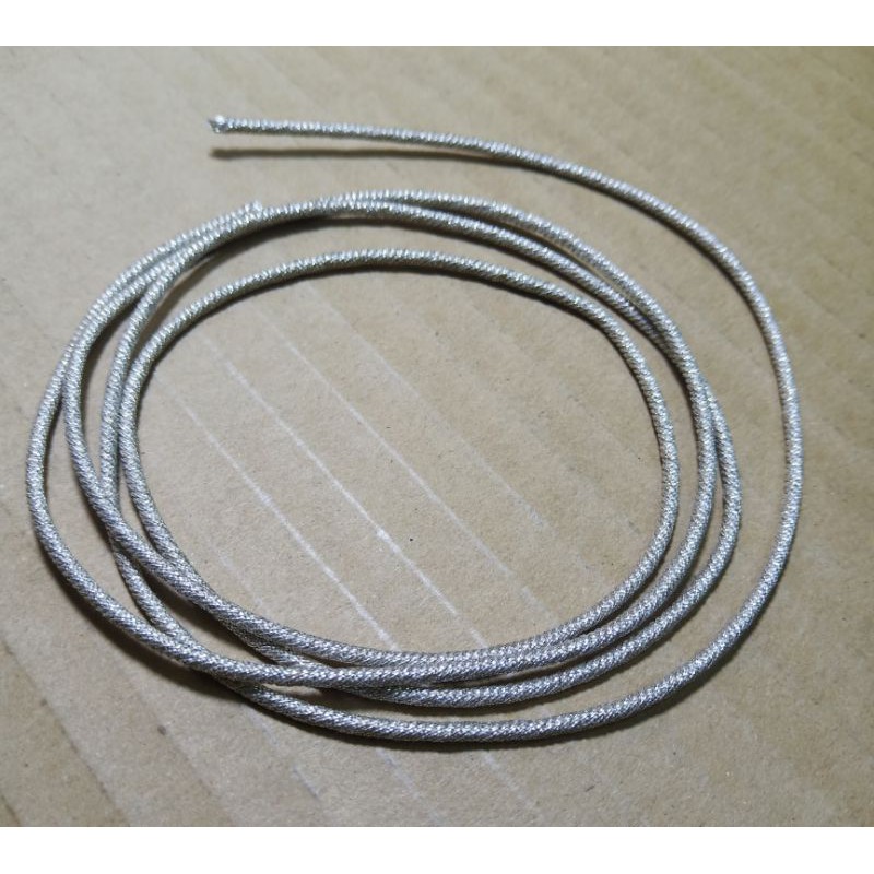 สายสะดือลำโพง สายสะพานลำโพง สายสีเงินขนาด2มิล ความยาว 1 เมตร ใช้กับลำโพงSUBรถยนต์10",12" / ใช้กับลำโพงกลางแจ้ง15",18"