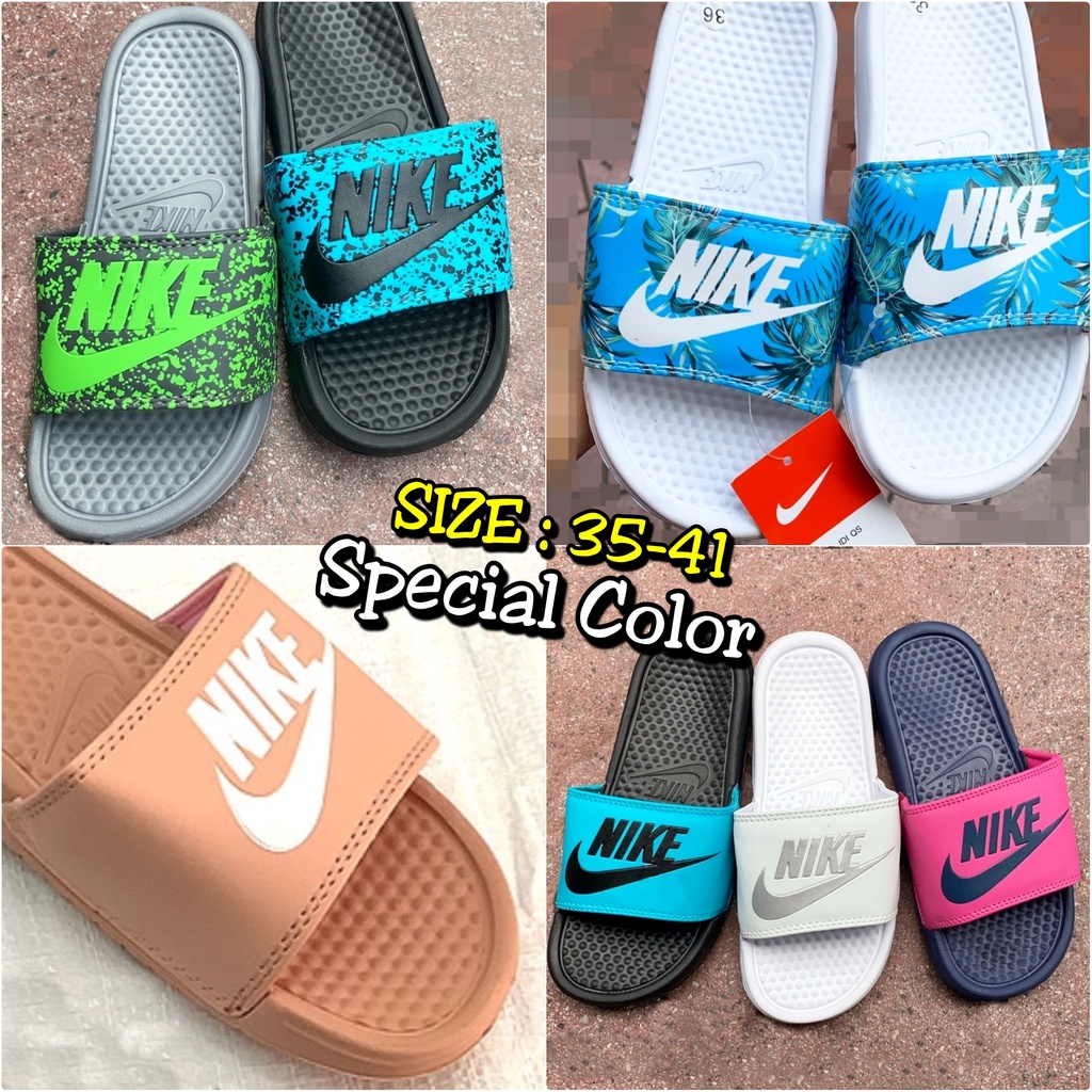 [Lotสุดท้าย Saleขาดทุน] "Sz.35-41" NIKE [งานOutletเวียตนาม ไม่มีกล่อง] รองเท้าแตะสวม รุ่นBanassi JDI