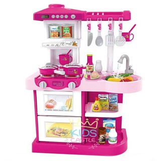 ชุดครัว ชุดครัวจำลองชุดครัวใหญ่จัมโบ้ โต๊ะครัวสำหรับเด็กมีเสียงมีไฟ  Kitchen Playset "My Little Chef