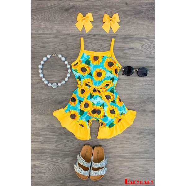 RP2283 - Paisley Pattern Off-Shoulder Romper (2S-2M-2L) main image 1