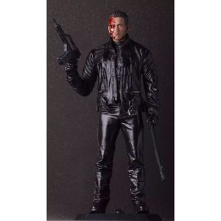 [ส่งฟรี] โมเดล Terminator Genisys T2 T-800 รุ่น อาร์โนลด์ชวาร์เซเน็กเกอร์ วัสดุ PVC สูง 35 Cm.